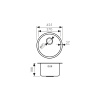 KSM-4300 Мойка из нержавеющей стали KAISER Ø425x188